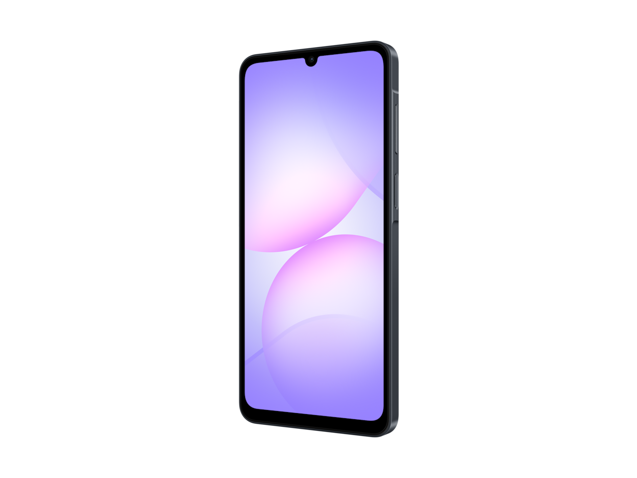 Galaxy A07 FrontR30 Black 