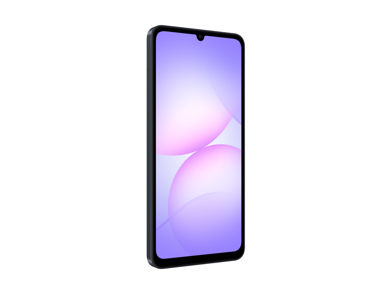 Galaxy A07 FrontL30 Black 